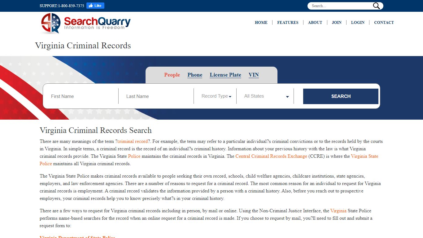 Free Virginia Criminal Records | Enter a Name & View Criminal Records