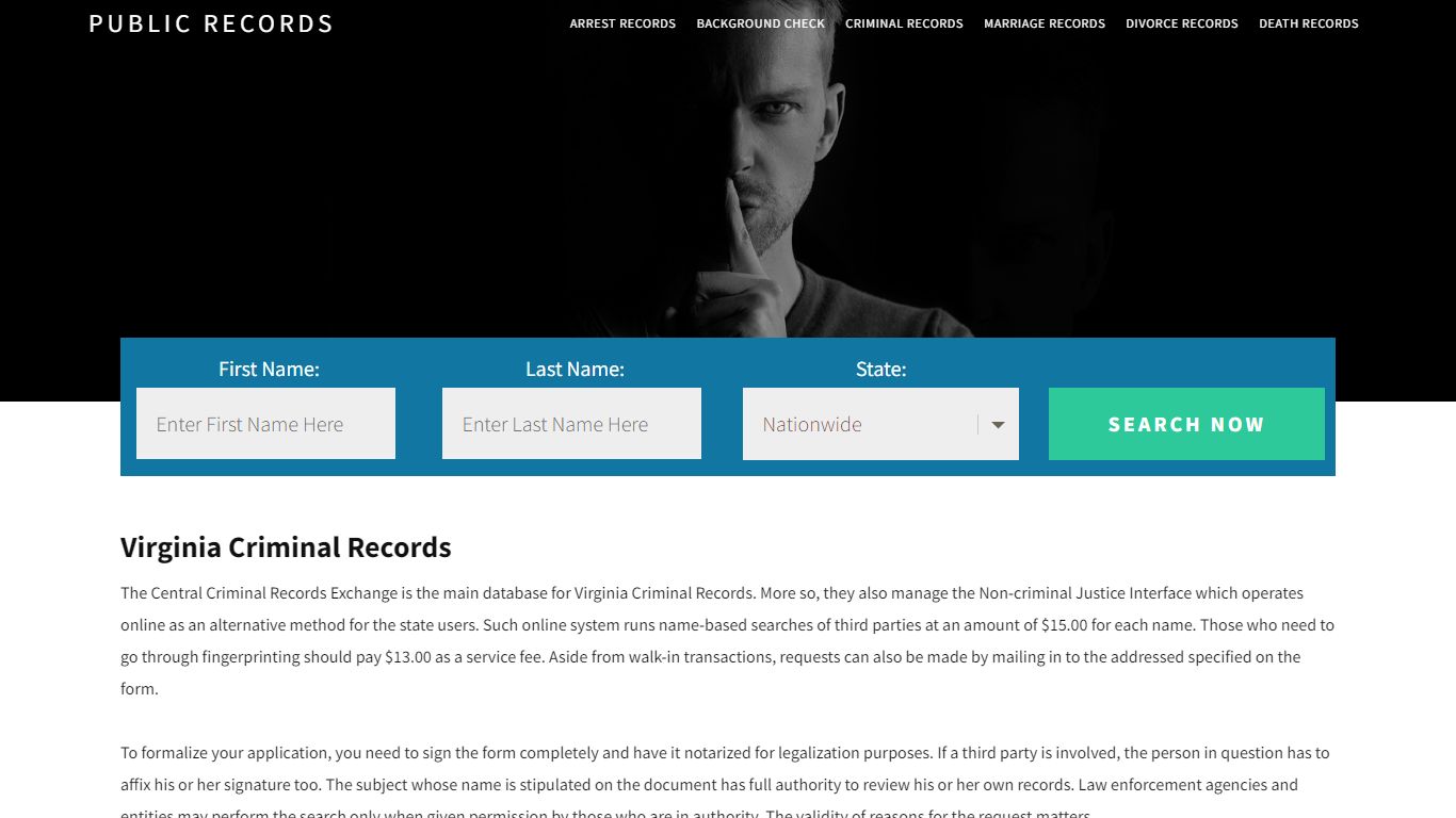 Virgina Criminal Records - Public Records